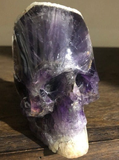 Amethyst Collector Skull 756g