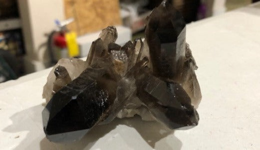 Smoky Quartz Cluster 166g