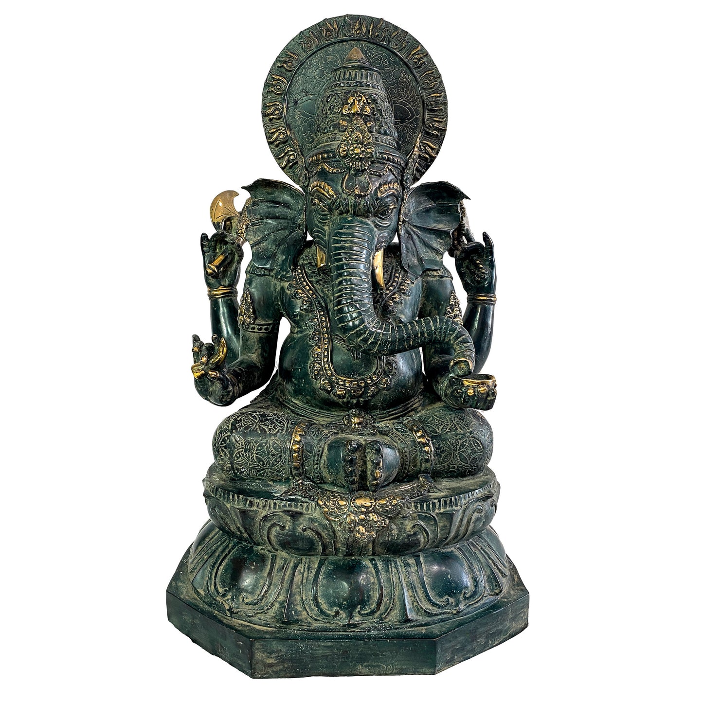 Ganesh Brass Statue Large